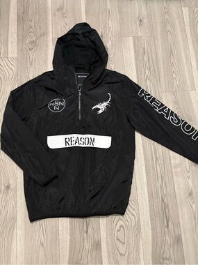 Men's Scorpion Half-Zip Reason’s Pullover Anorak Jacket Size Large